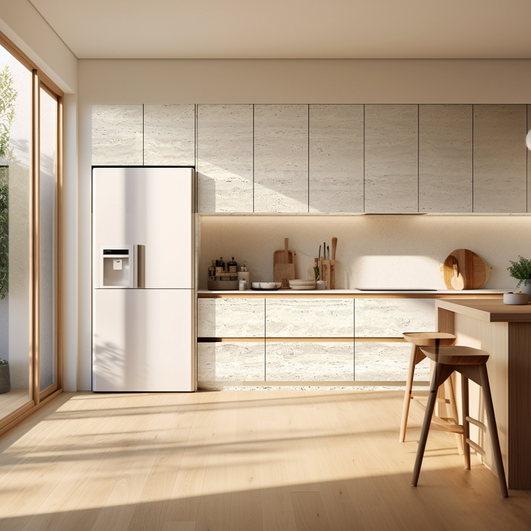 SZ07 シンクロトラバーチン パネル - ナチュラル